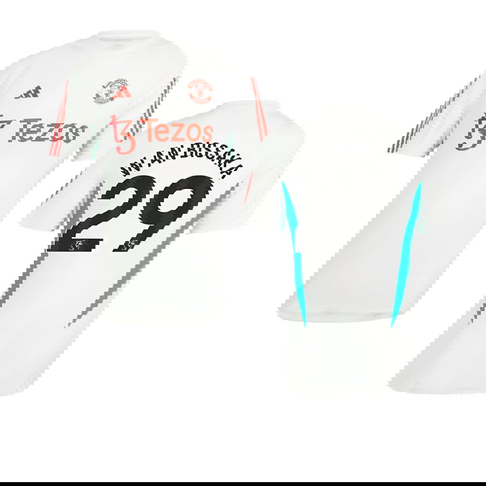 2023-2024 Man Utd Training Jersey (White) (Wan Bissaka 29)