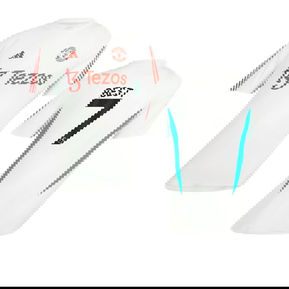 2023-2024 Man Utd Training Jersey (White) (Best 7)