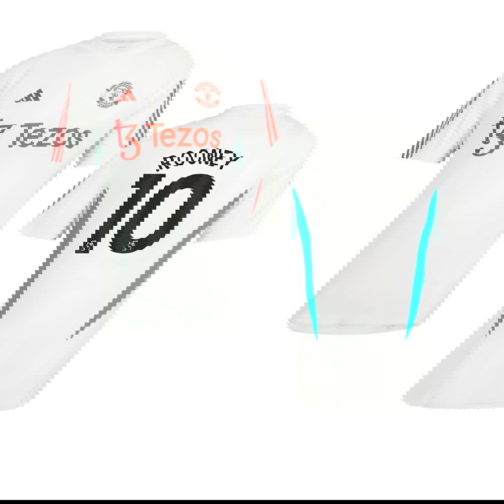 2023-2024 Man Utd Training Jersey (White) (Rooney 10)