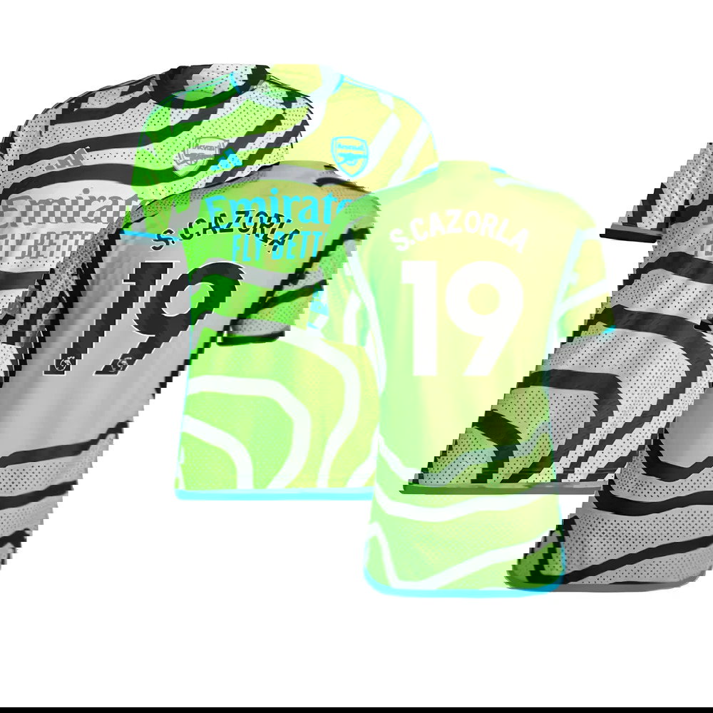 2023-2024 Arsenal Authentic Away Shirt (S.Cazorla 19)