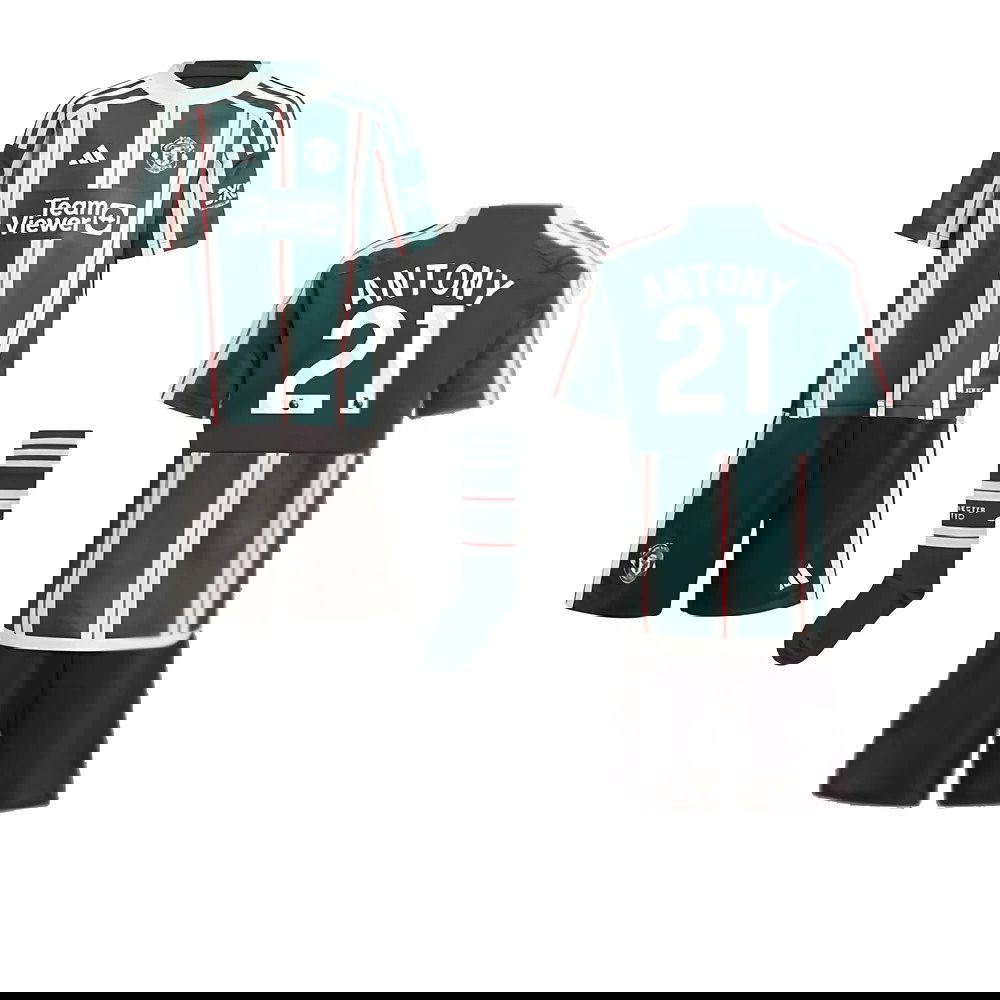 2023-2024 Man Utd Away Mini Kit (Antony 21)