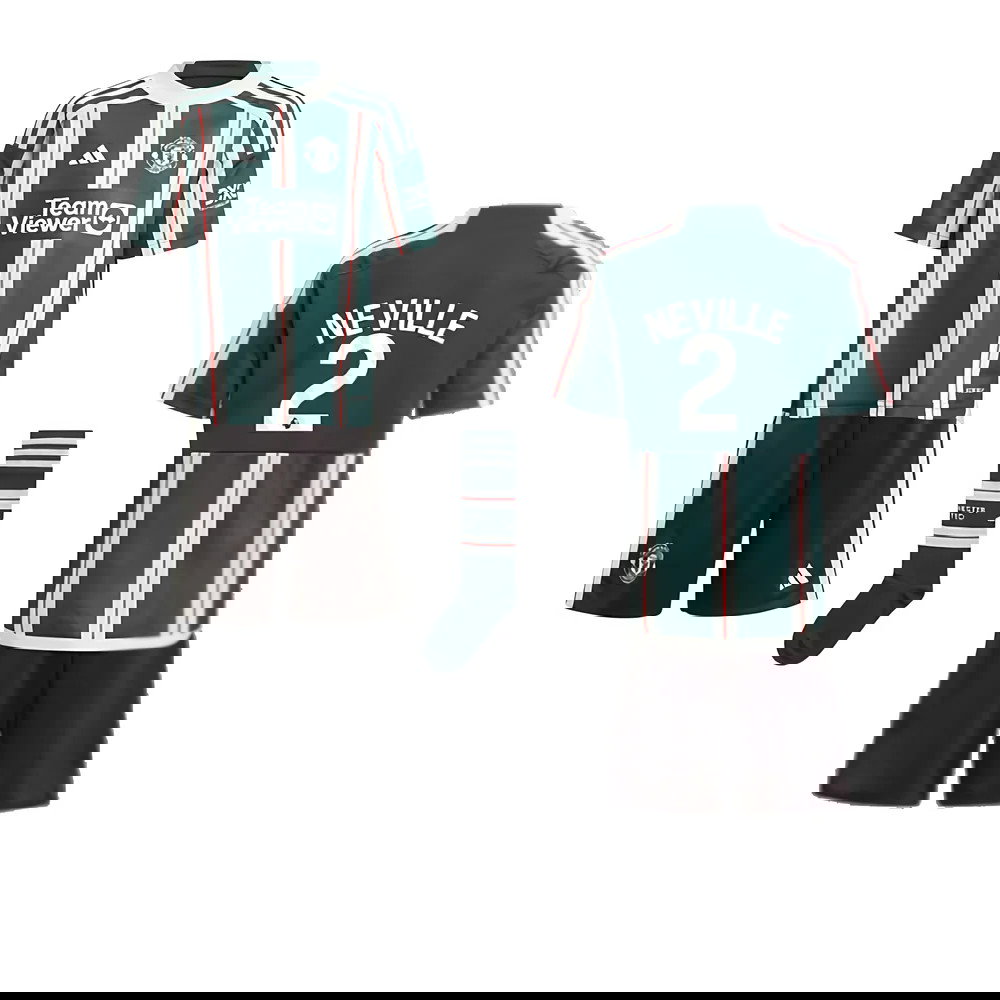 2023-2024 Man Utd Away Mini Kit (Neville 2)
