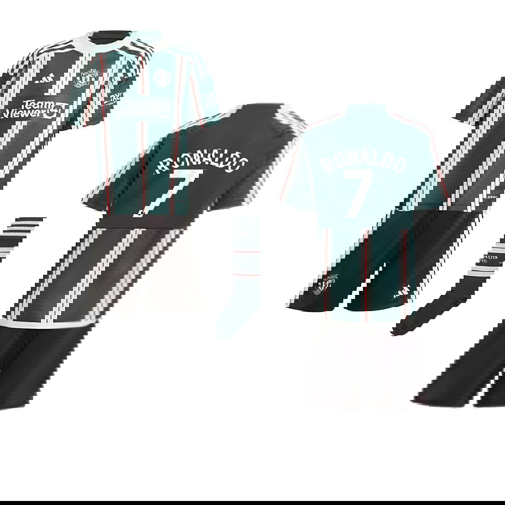 2023-2024 Man Utd Away Mini Kit (Ronaldo 7)
