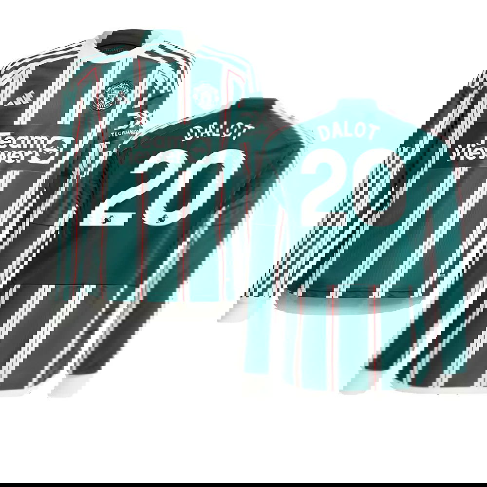 2023-2024 Man Utd Away Long Sleeve Shirt (Kids) (Dalot 20)