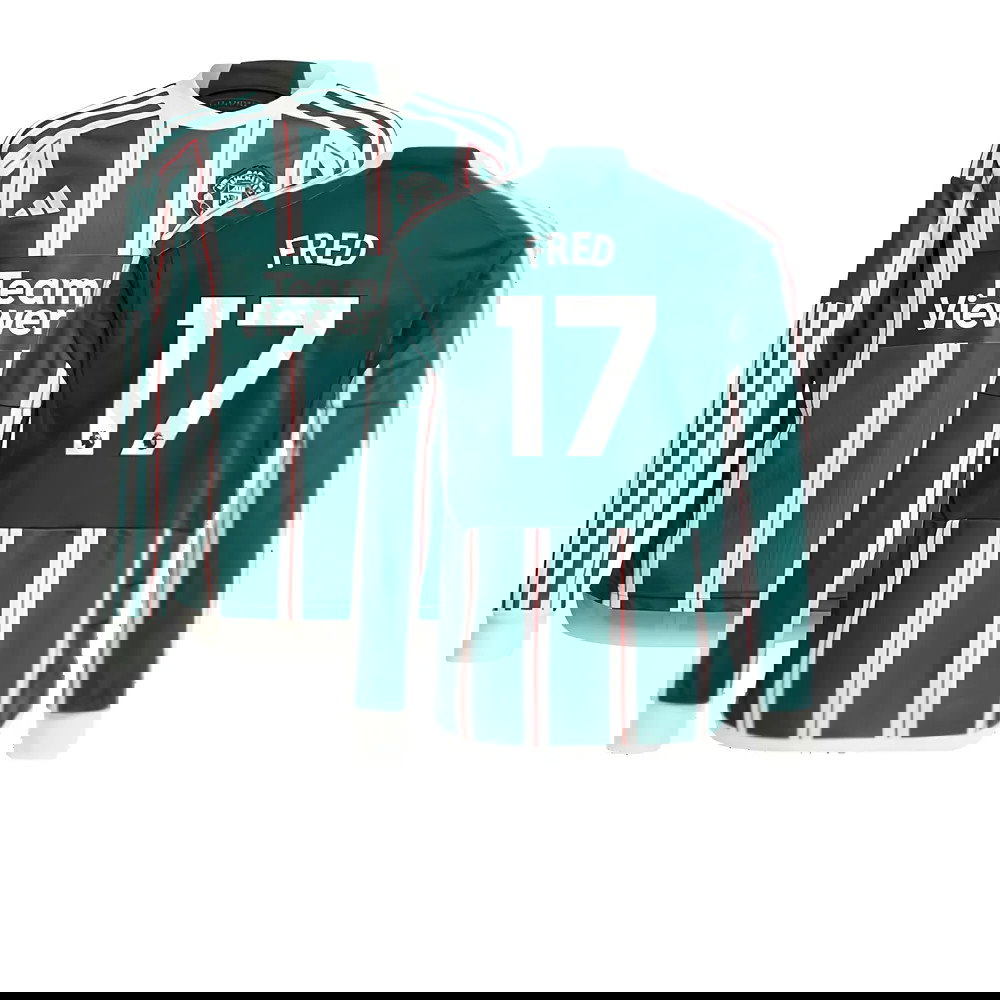 2023-2024 Man Utd Away Long Sleeve Shirt (Kids) (Fred 17)