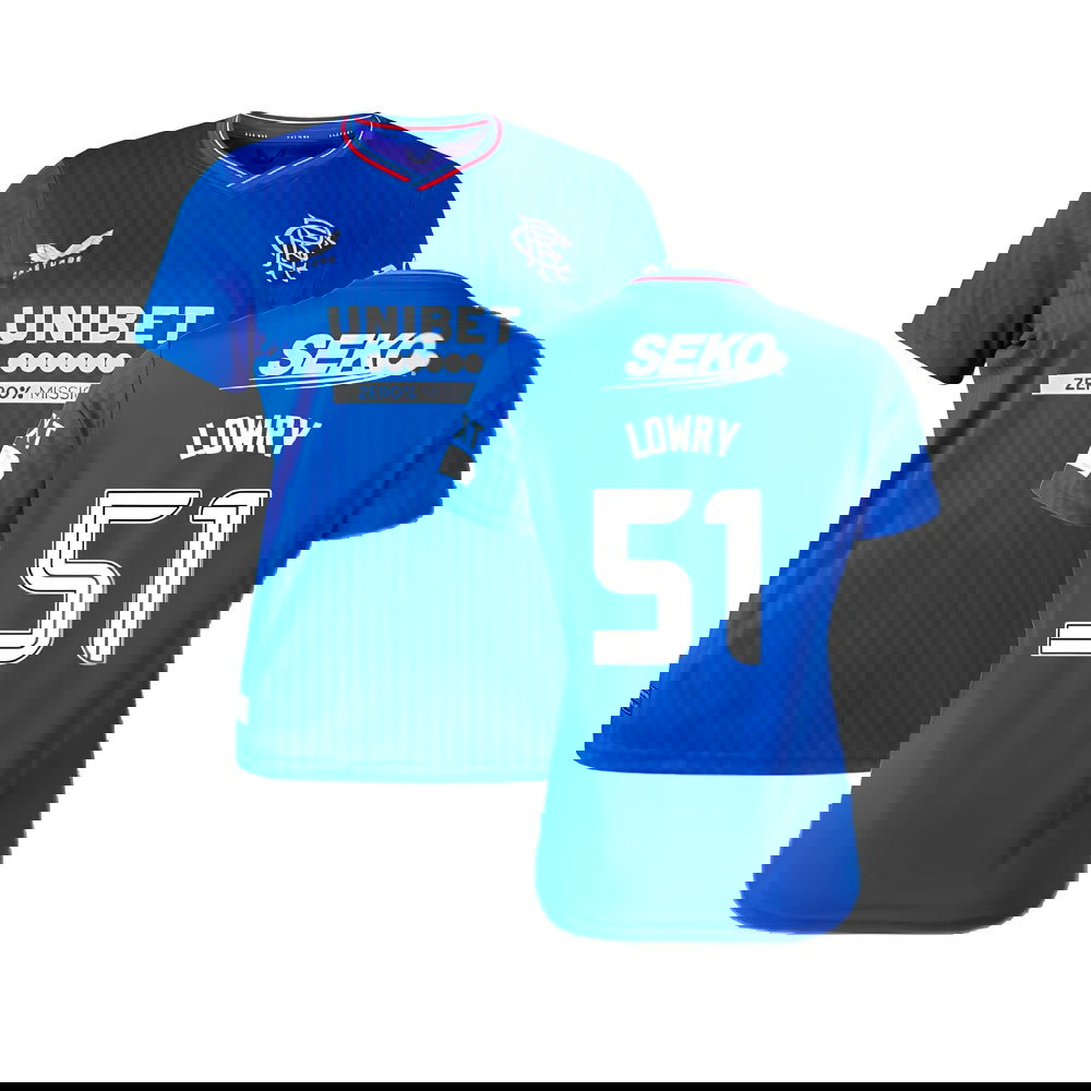 2023-2024 Rangers Home Shirt (Ladies) (Lowry 51)