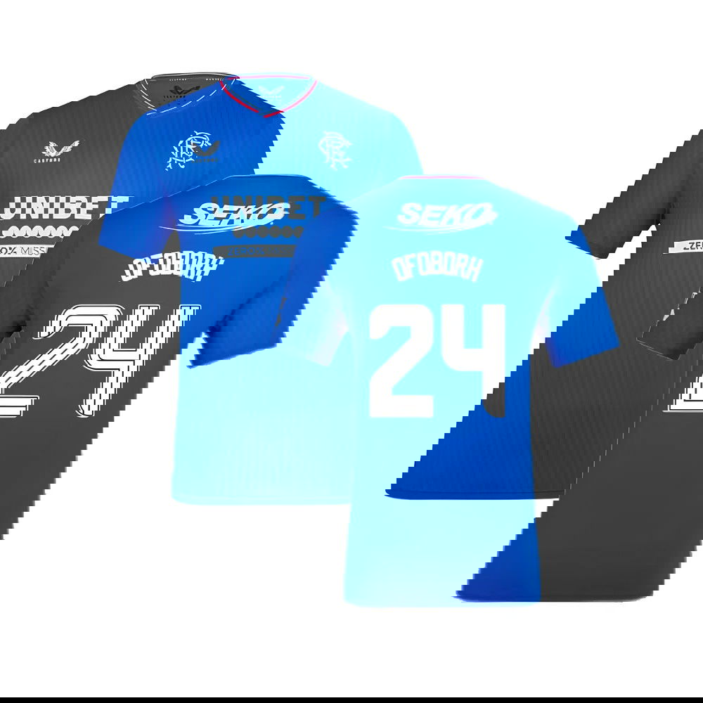 2023-2024 Rangers Pro Authentic Home Shirt (Ofoborh 24)
