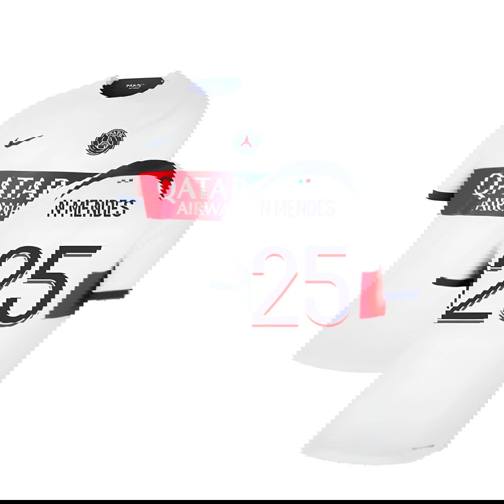 2023-2024 PSG Away Shirt (N Mendes 25)