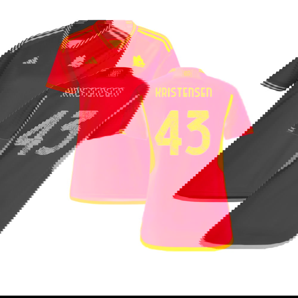 2023-2024 Roma Home Shirt (Ladies) (KRISTENSEN 43)