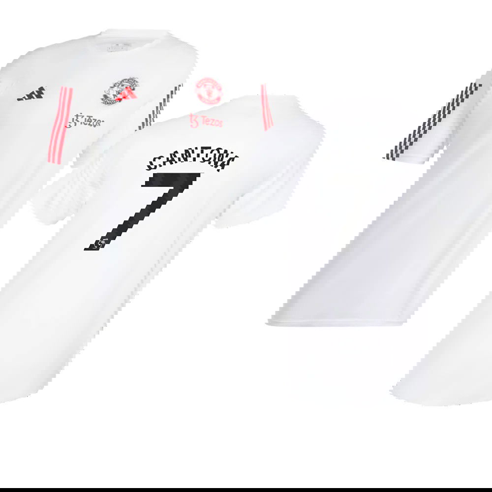2023-2024 Man Utd Training Tee (White) (Cantona 7)