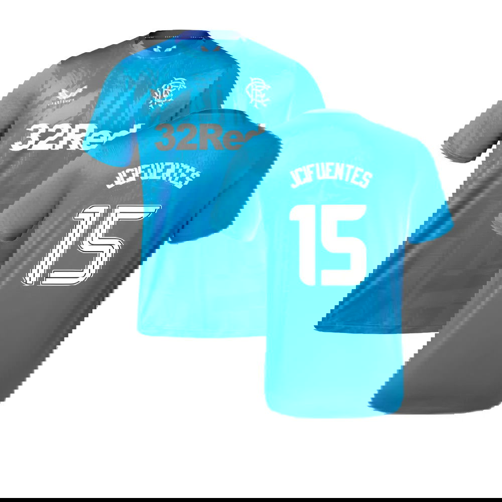 2023-2024 Rangers Players Training Tee (Deep Water) (J Cifuentes 15)