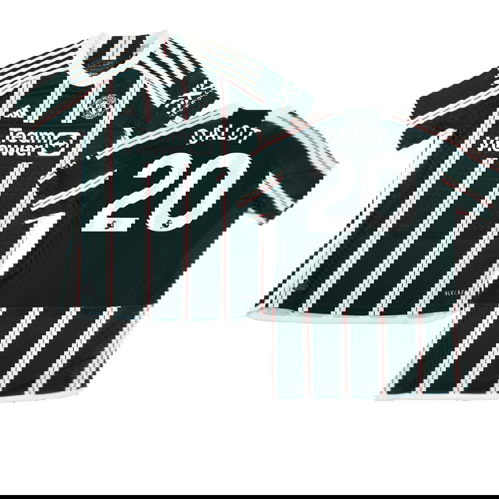 2023-2024 Man Utd Authentic Away Shirt (Ladies) (Dalot 20)
