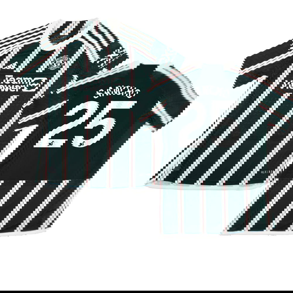 2023-2024 Man Utd Authentic Away Shirt (Ladies) (Sancho 25)