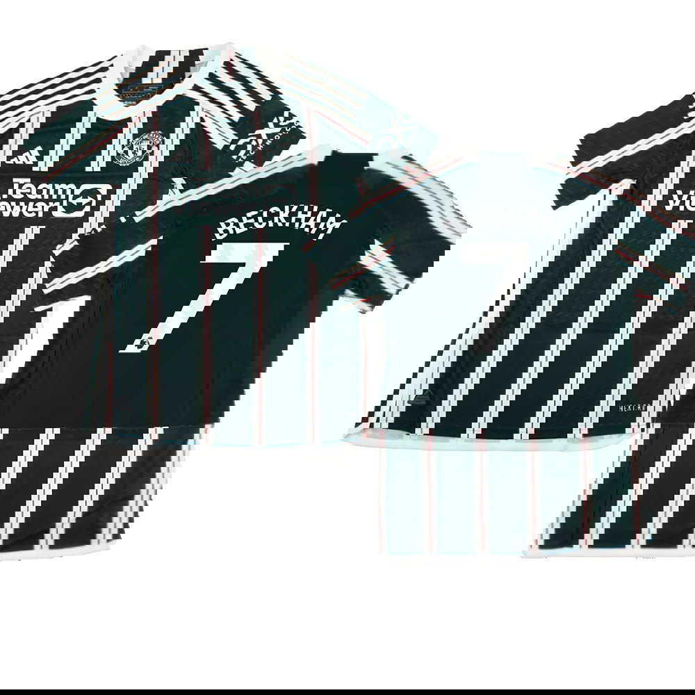 2023-2024 Man Utd Authentic Away Shirt (Ladies) (Beckham 7)