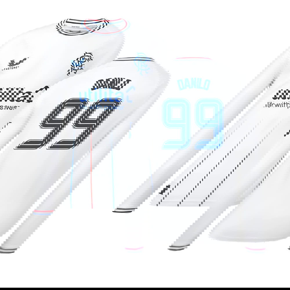 2023-2024 Rangers Away Long Sleeve Shirt (Kids) (Danilo 99)