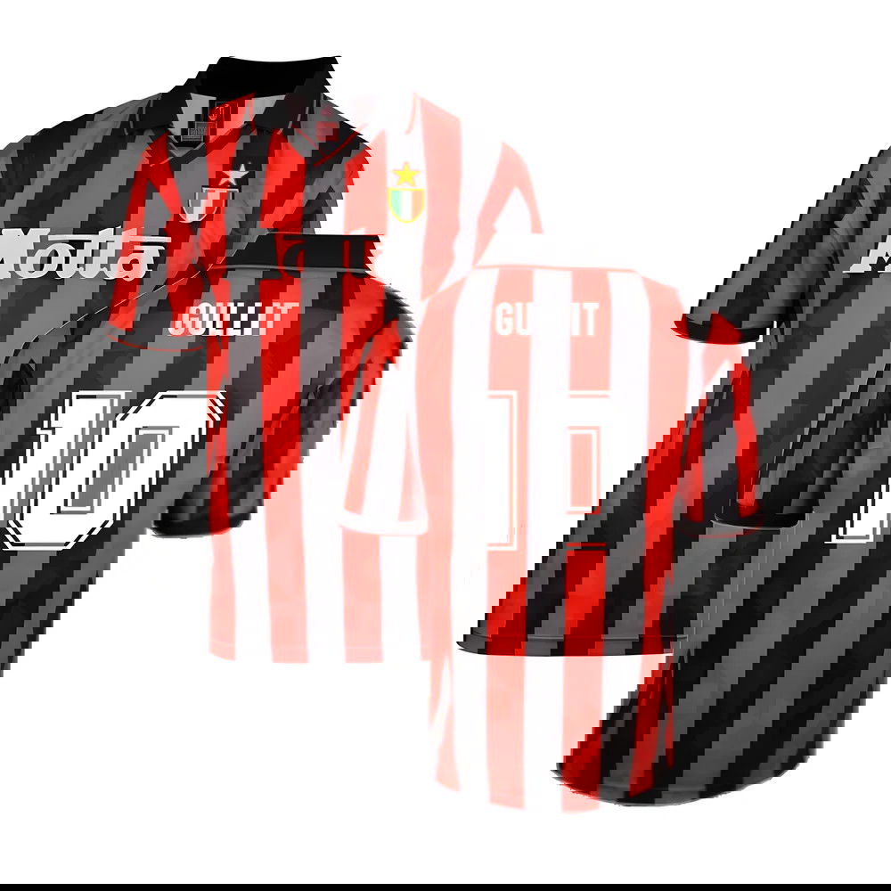 Score Draw AC Milan 1994 Retro Football Shirt (Gullit 10)