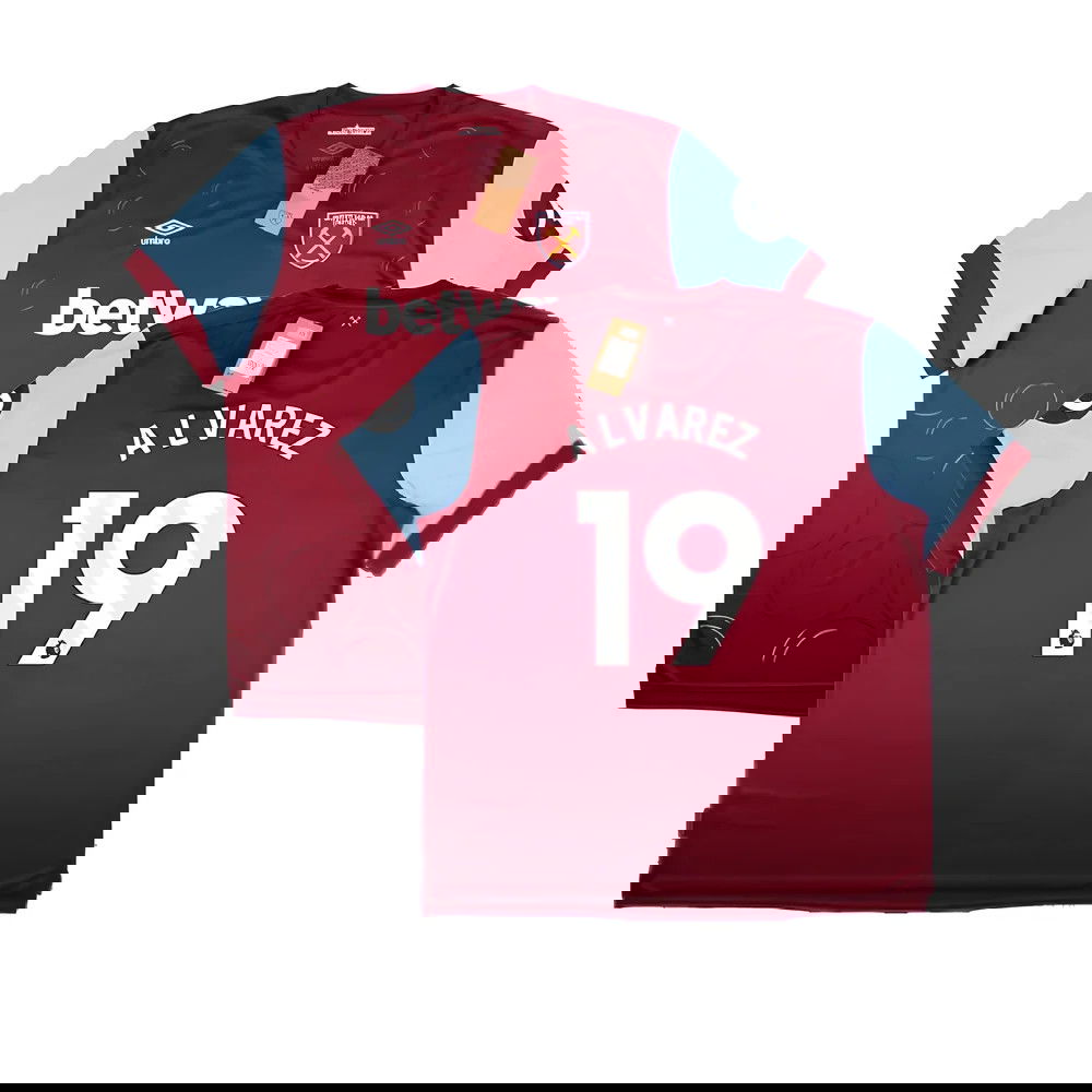 2023-2024 West Ham United Home Shirt (ALVAREZ 19)