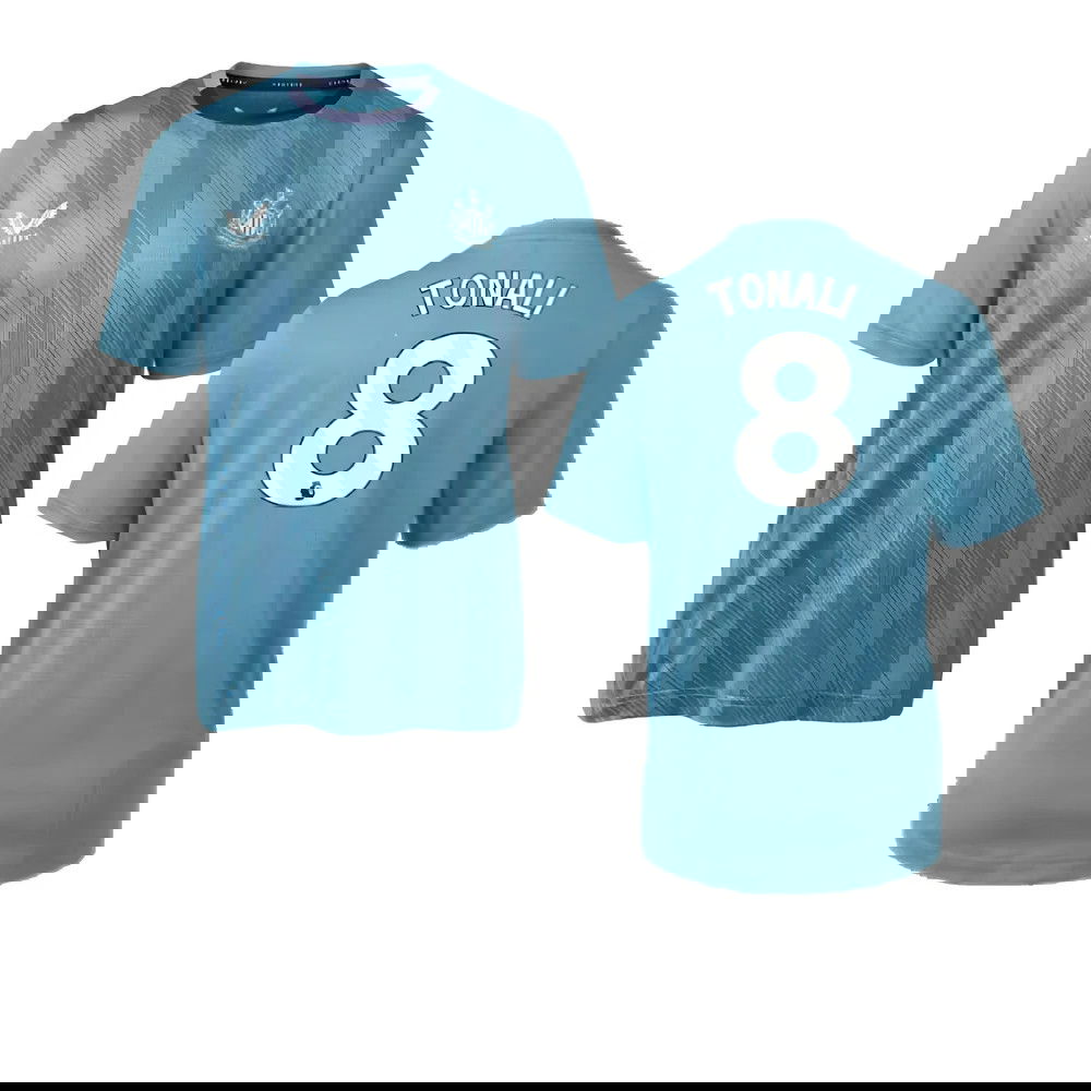 2023-2024 Newcastle Players Training Tee (Bluestone) - Kids (Tonali 8)