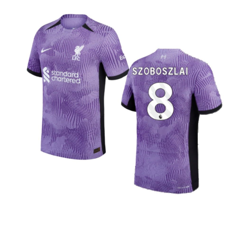 2023-2024 Liverpool Third Authentic Match Shirt (Szoboszlai 8)