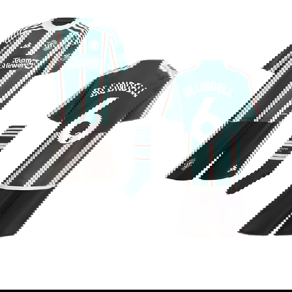 2023-2024 Man Utd Away Mini Kit (Blundell 6)
