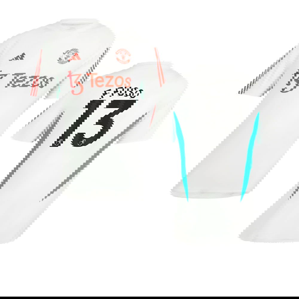 2023-2024 Man Utd Training Jersey (White) (F Fuso 13)