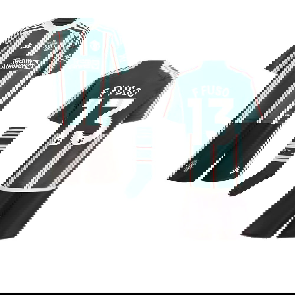 2023-2024 Man Utd Away Mini Kit (F Fuso 13)