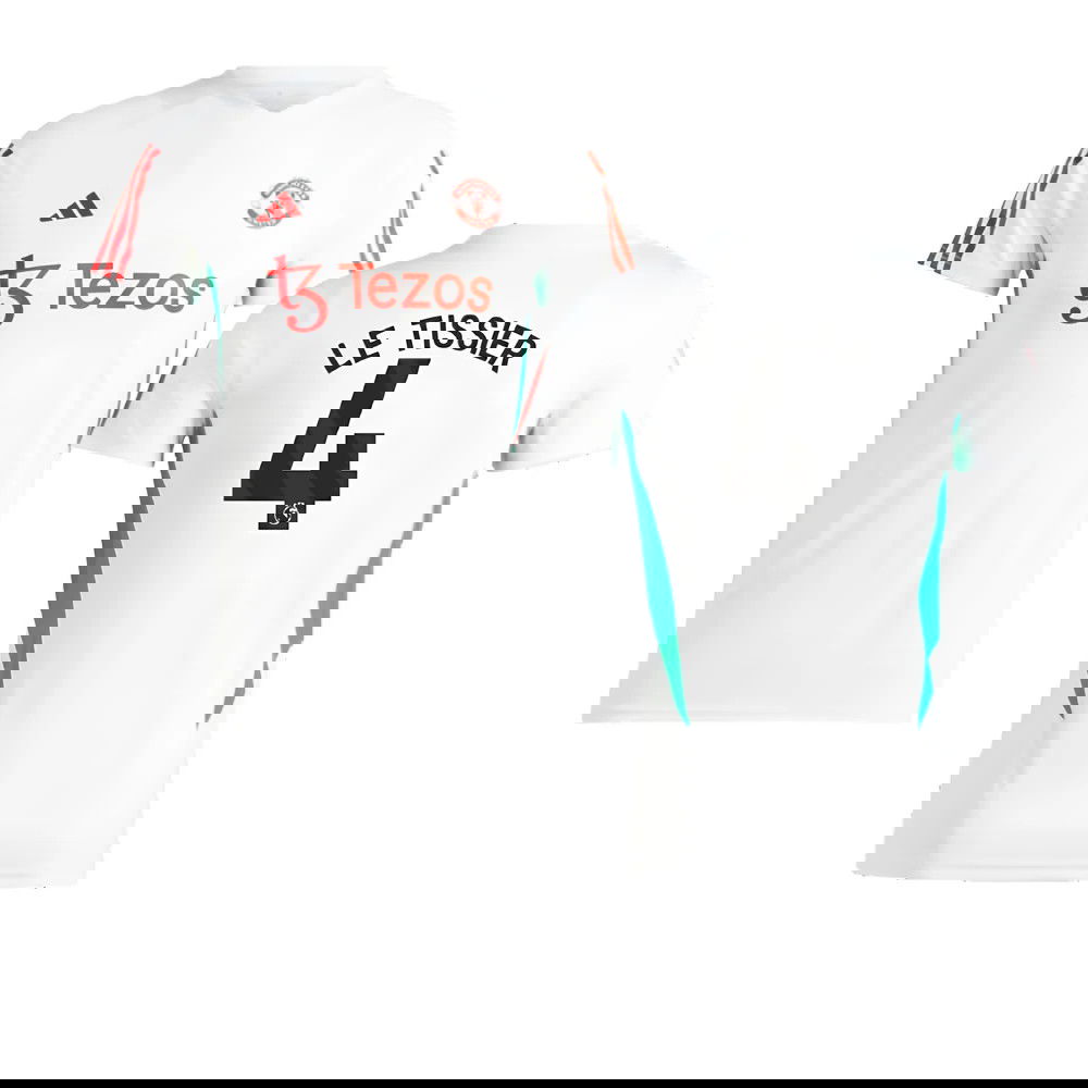 2023-2024 Man Utd Training Jersey (White) - Ladies (Le Tissier 4)