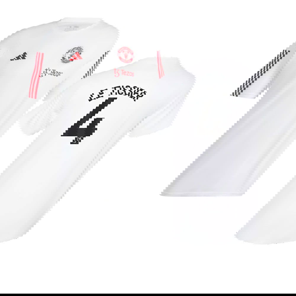 2023-2024 Man Utd Training Tee (White) (Le Tissier 4)