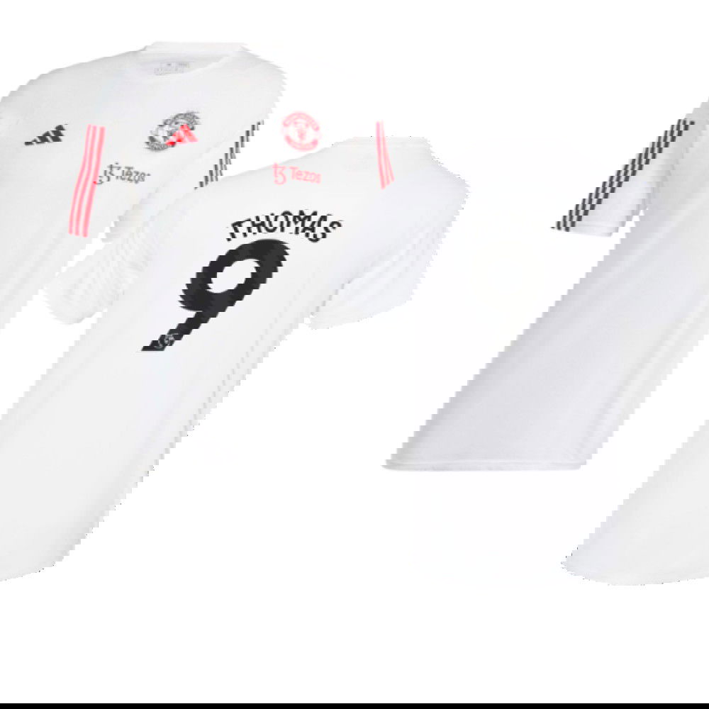 2023-2024 Man Utd Training Tee (White) (Thomas 9)