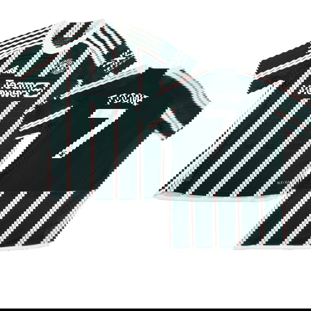 2023-2024 Man Utd Authentic Away Shirt (Ladies) (Toone 7)