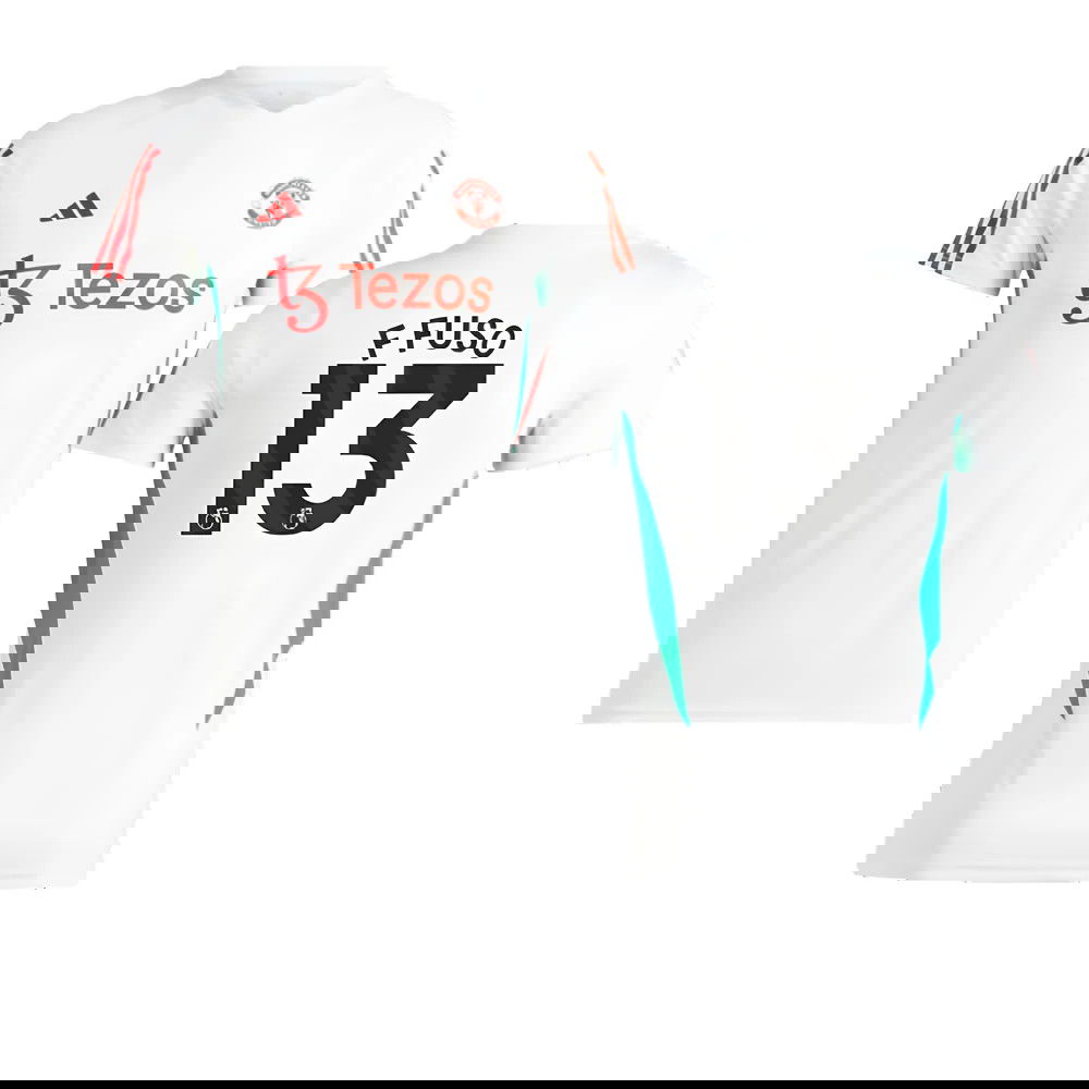 2023-2024 Man Utd Training Jersey (White) - Ladies (F Fuso 13)