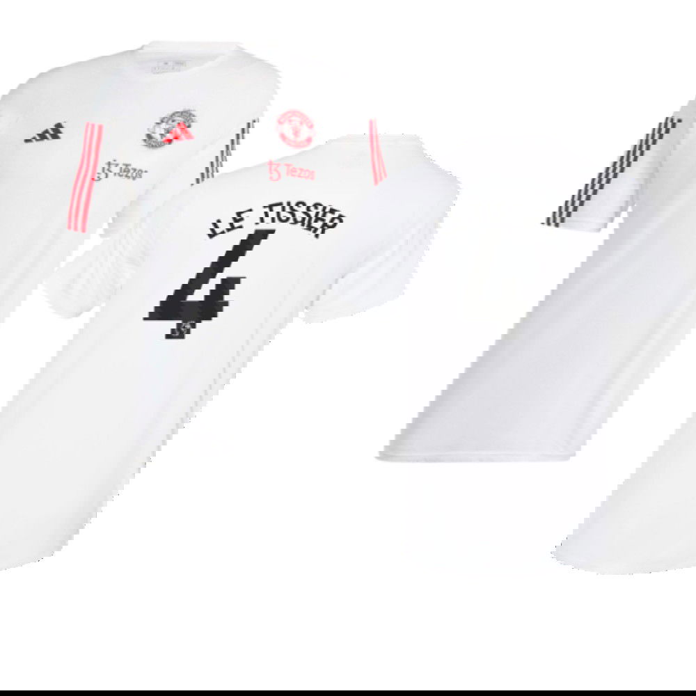 2023-2024 Man Utd Training Tee (White) (Le Tissier 4)