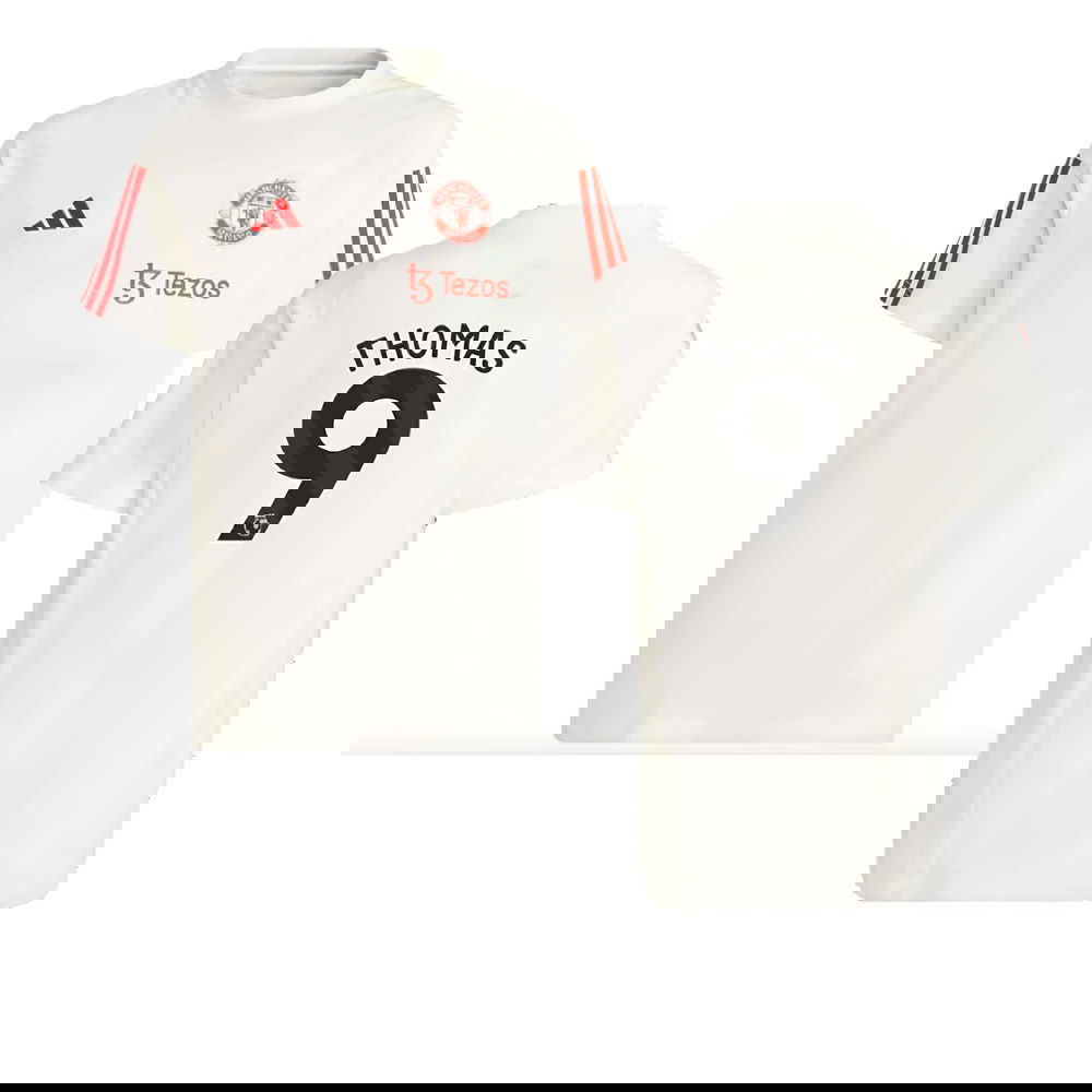 2023-2024 Man Utd Training Tee (White) - Kids (Thomas 9)