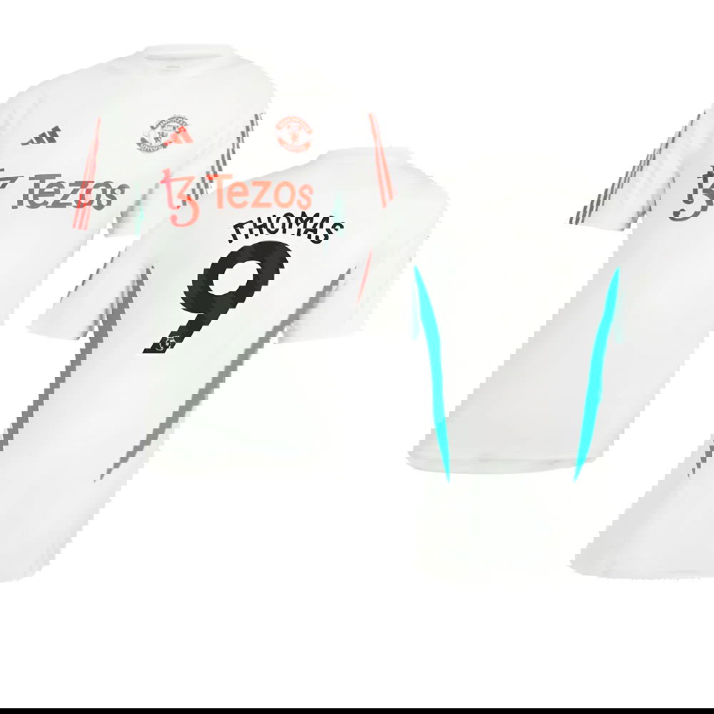 2023-2024 Man Utd Training Jersey (White) (Thomas 9)