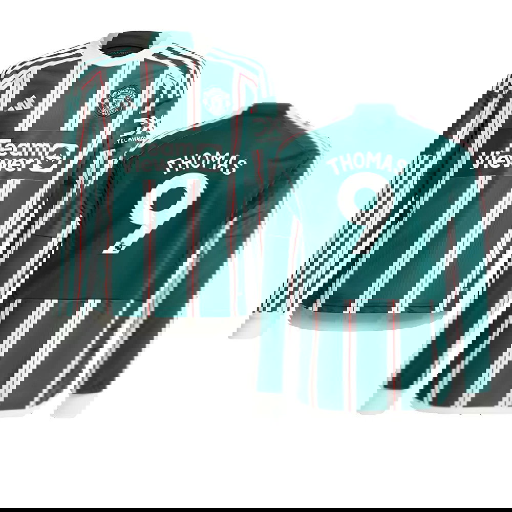 2023-2024 Man Utd Away Long Sleeve Shirt (Kids) (Thomas 9)