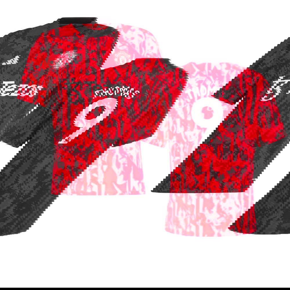 2023-2024 Man Utd Pre-Match Shirt (Red) - Kids (Thomas 9)