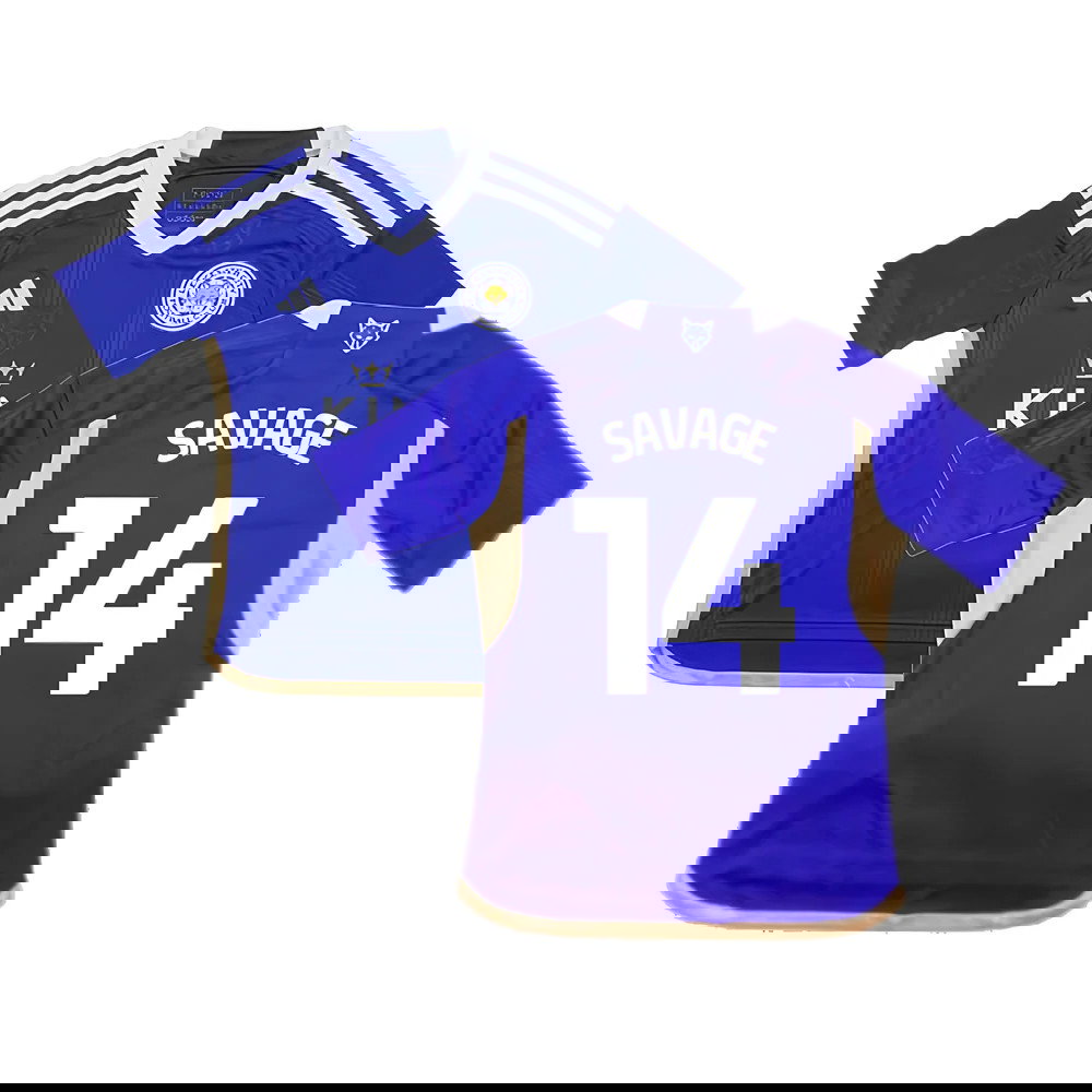 2023-2024 Leicester City Home Shirt (Kids) (Savage 14)