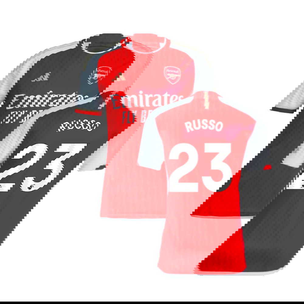 2023-2024 Arsenal Home Shirt (Russo 23)