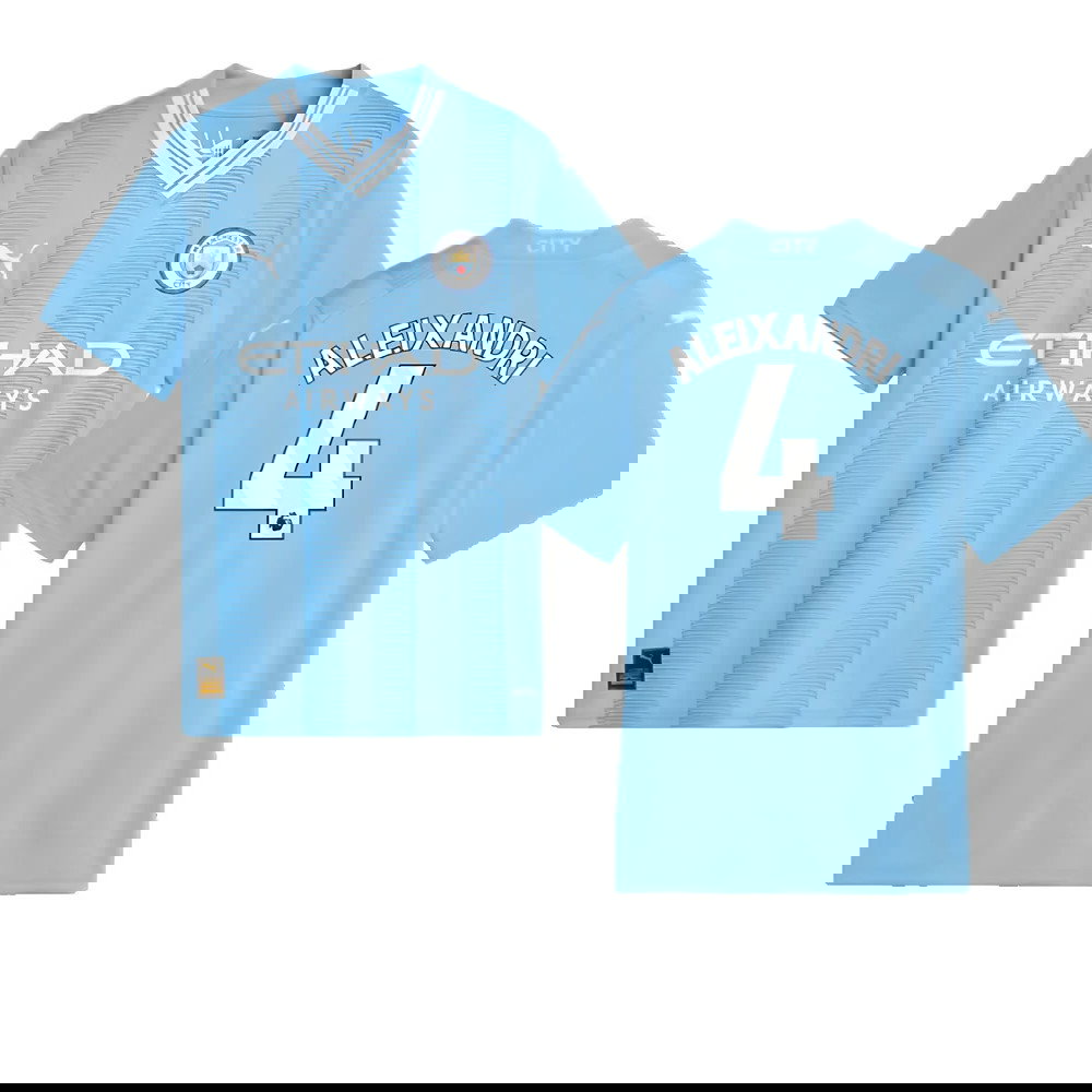 2023-2024 Man City Home Shirt (Kids) (Aleixandri 4)