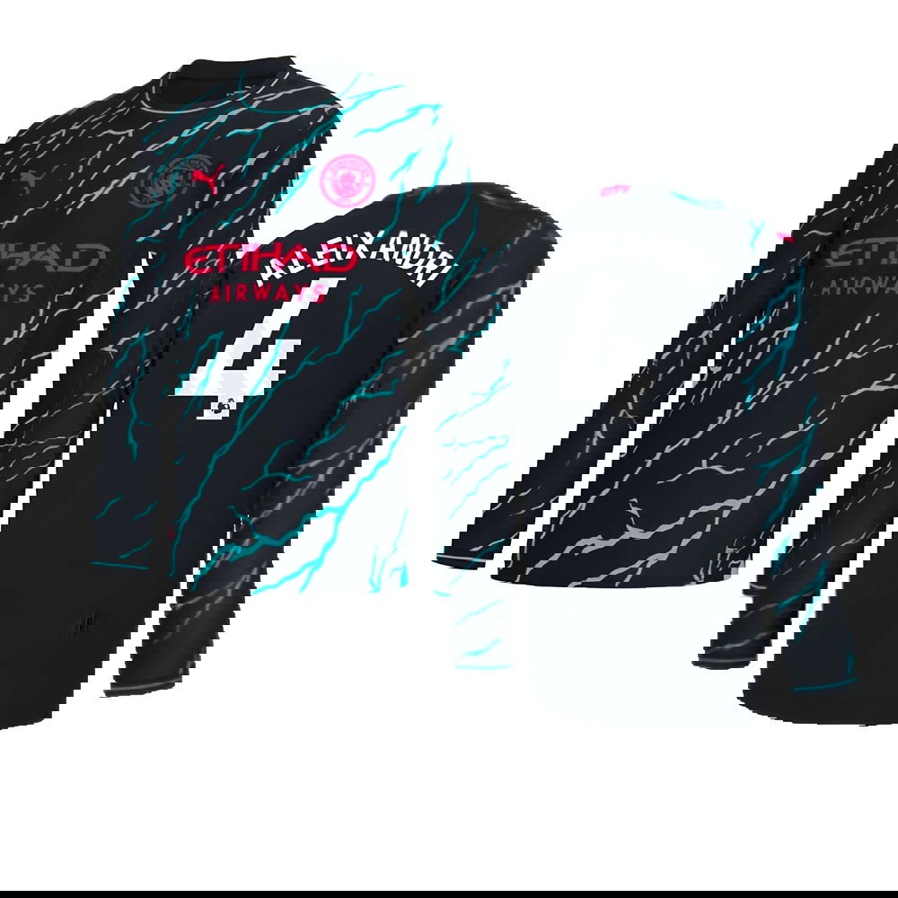 2023-2024 Man City Long Sleeve Third Shirt (Aleixandri 4)
