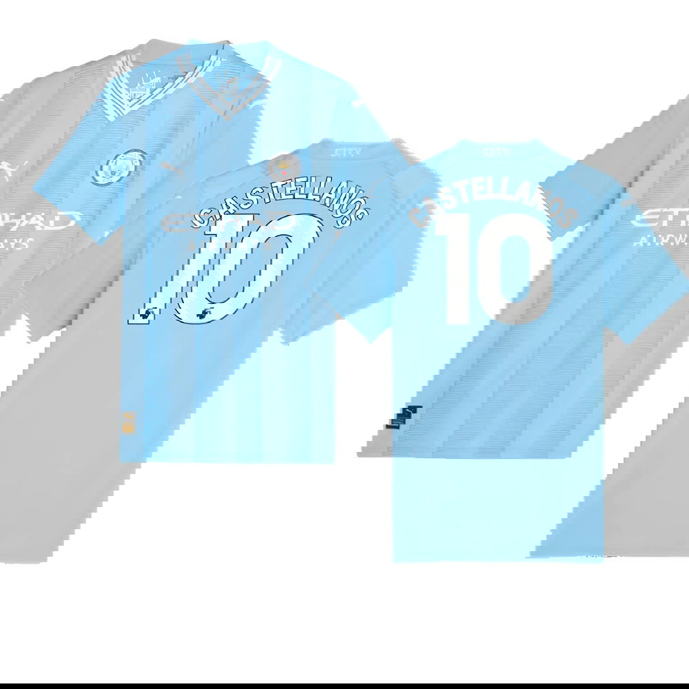 2023-2024 Man City Home Shirt (Ladies) (Castellanos 10)