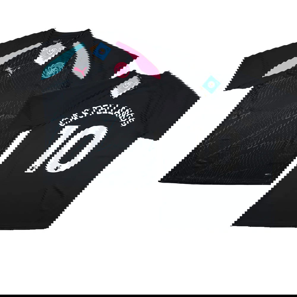 2023-2024 Man City Pre-Match Jersey (Dark Navy) (Castellanos 10)
