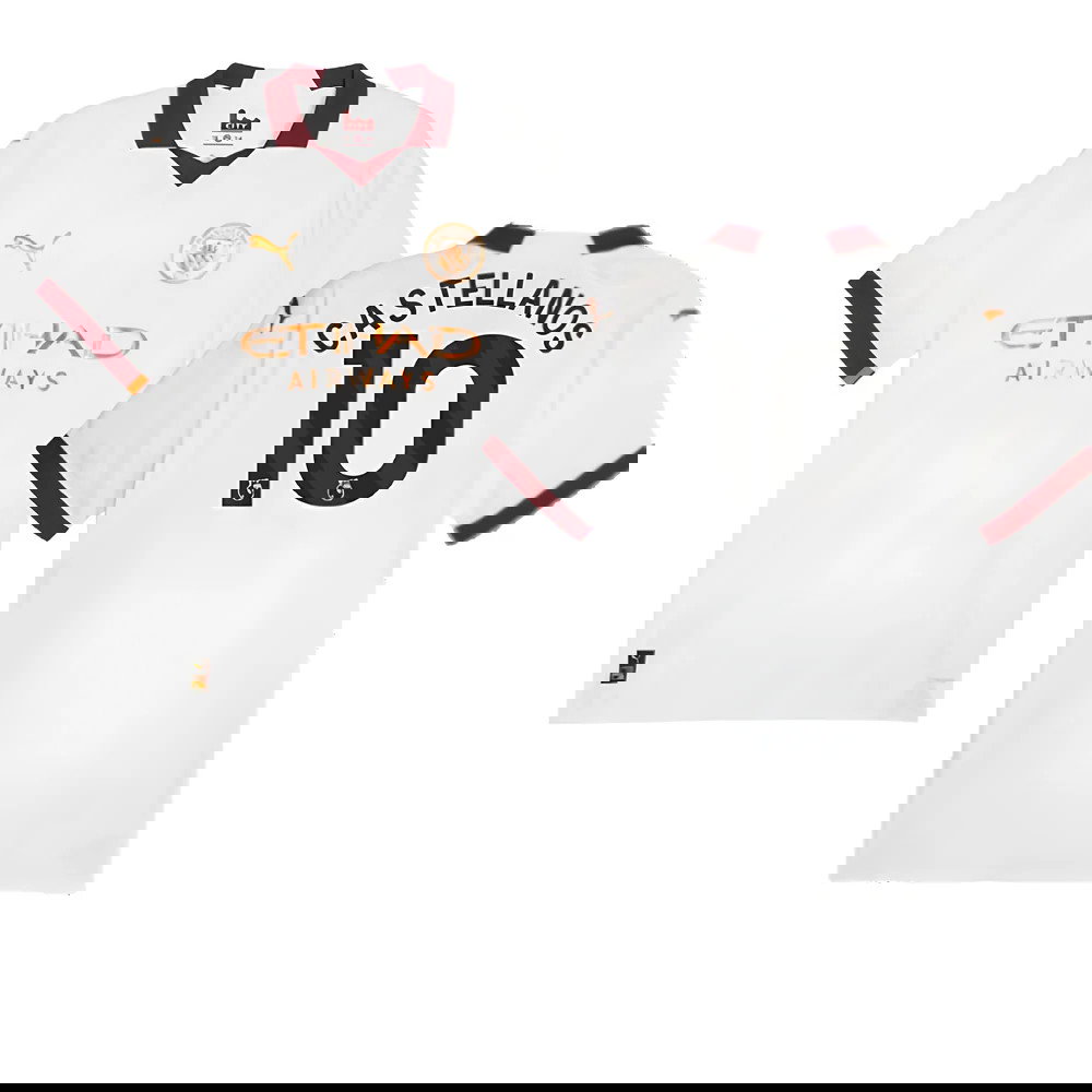 2023-2024 Man City Authentic Away Shirt (Castellanos 10)