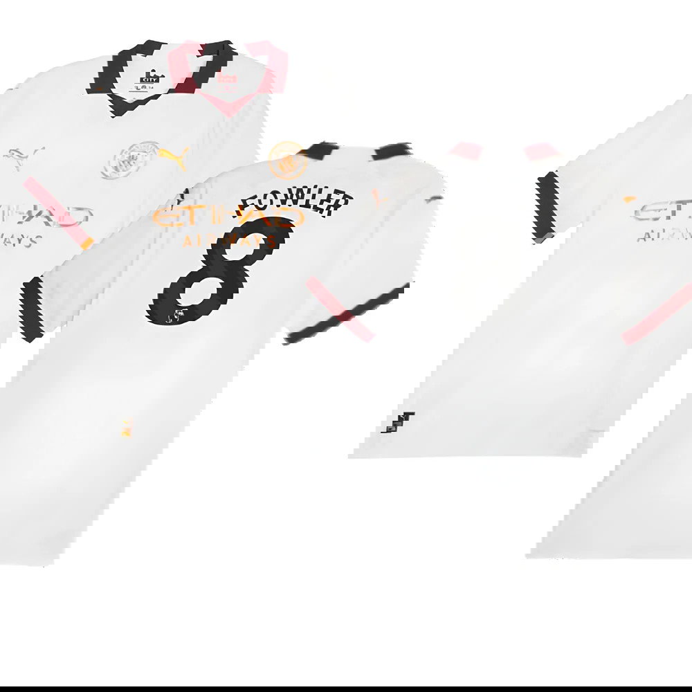 2023-2024 Man City Authentic Away Shirt (Fowler 8)