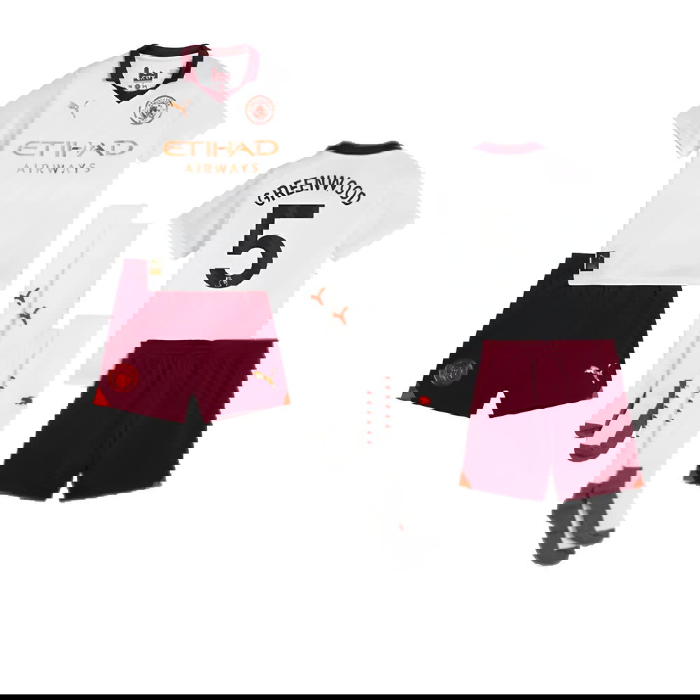 2023-2024 Man City Away Mini Kit (Greenwood 5)