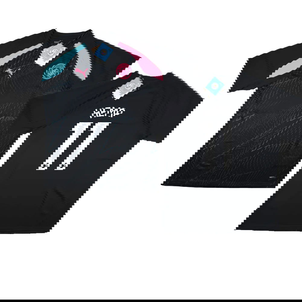 2023-2024 Man City Pre-Match Jersey (Dark Navy) (Hemp 11)