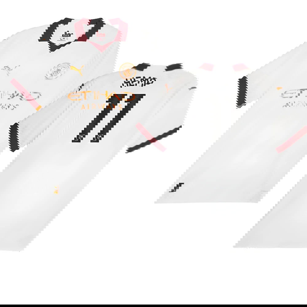 2023-2024 Man City Authentic Away Shirt (Hemp 11)