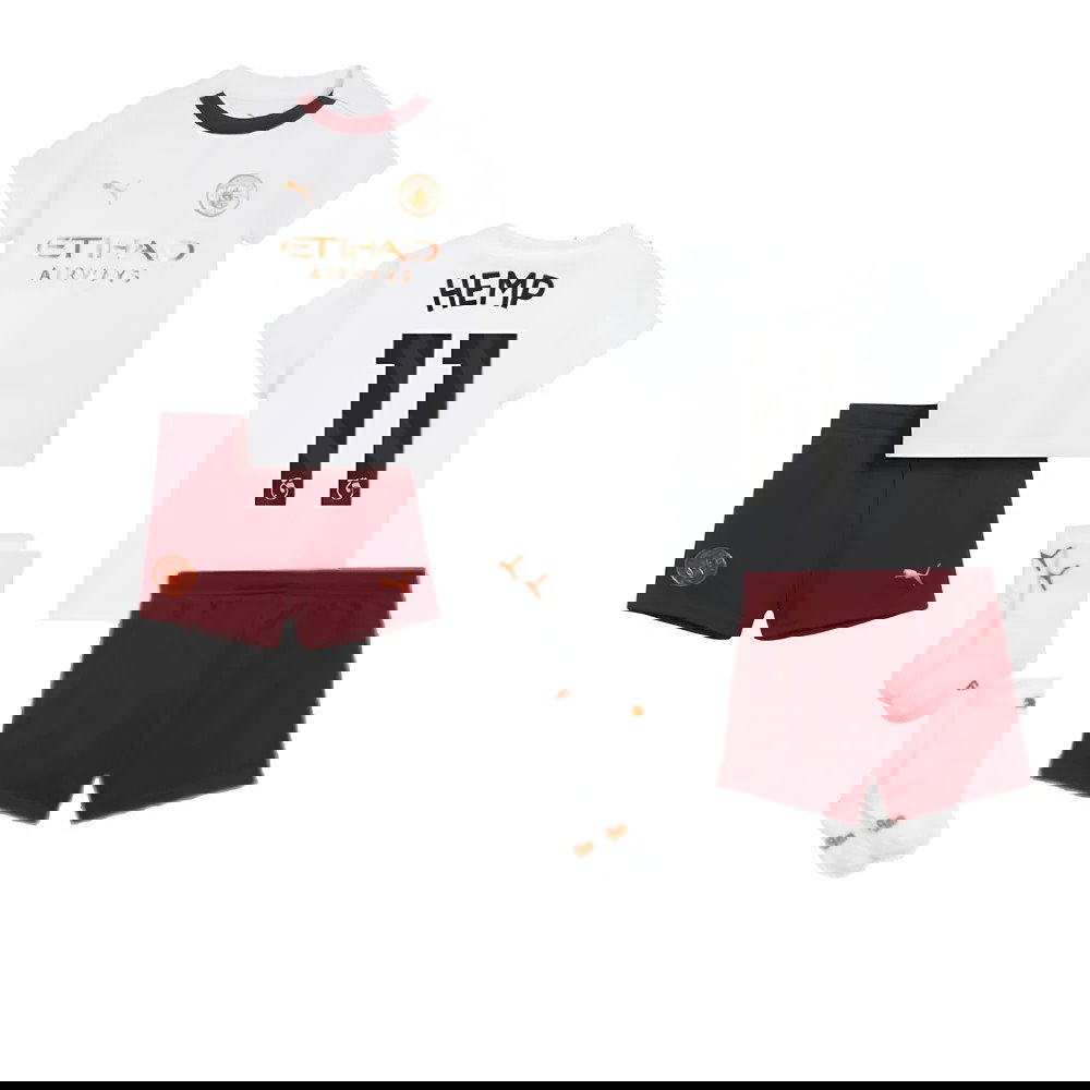 2023-2024 Man City Away Baby Kit (Hemp 11)