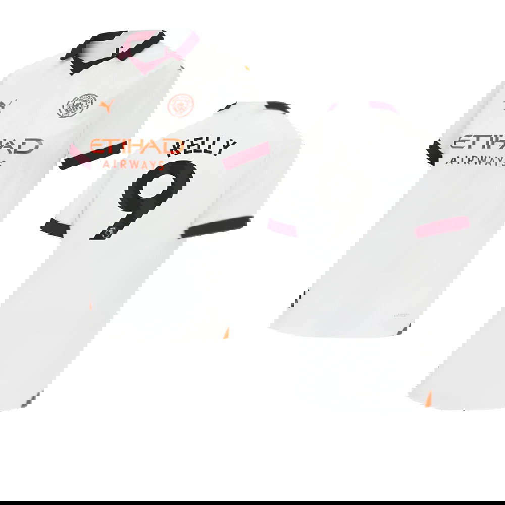 2023-2024 Man City Away Shirt (Ladies) (Kelly 9)