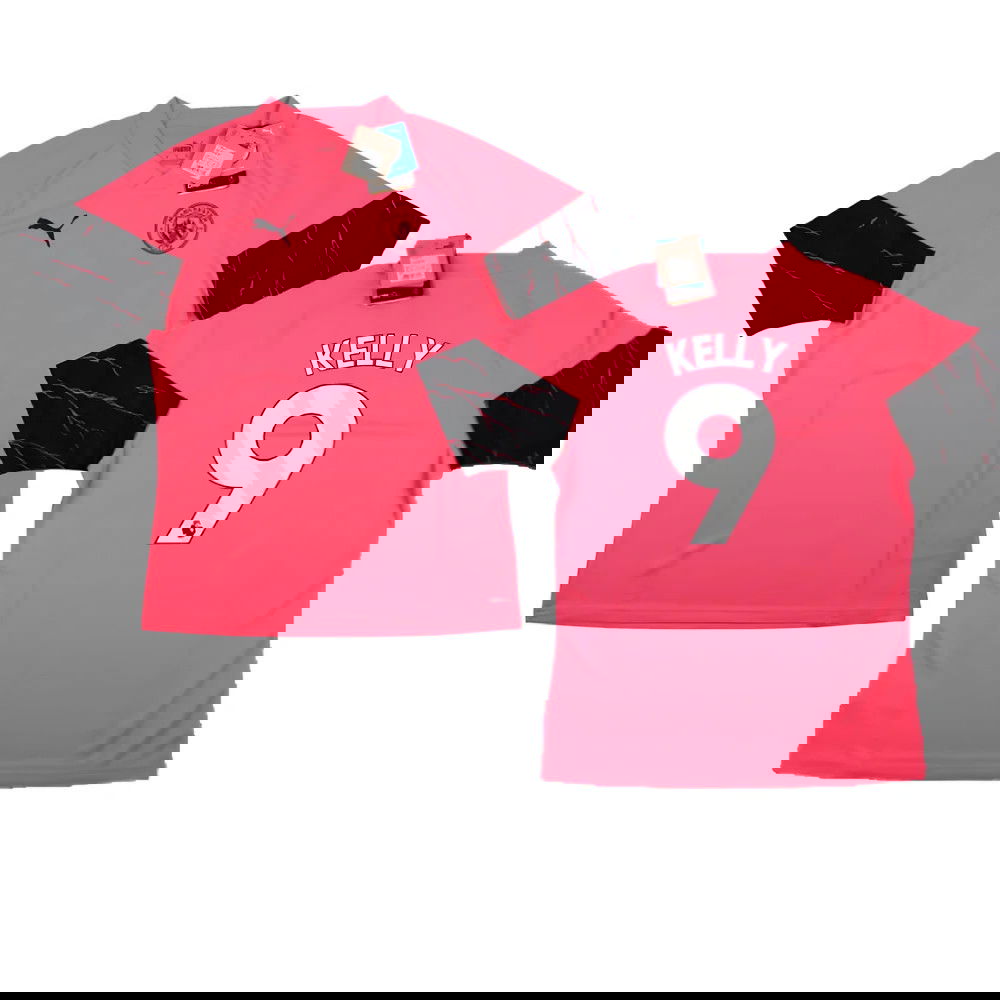 2023-2024 Man City Training Jersey (Sunset Glow) (Kelly 9)